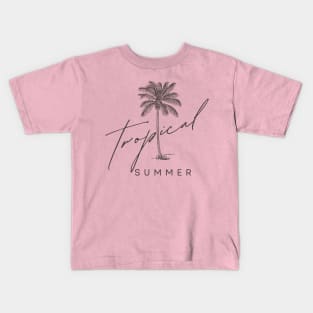 Tropical Summer Kids T-Shirt